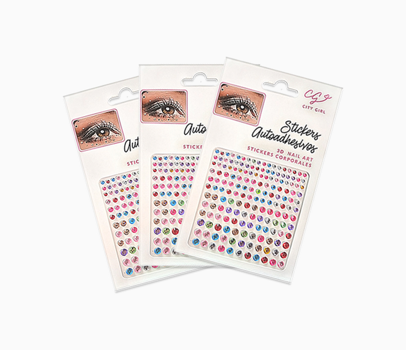 STRASS ROSTRO GEMAS MULTICOLOR