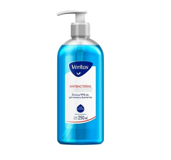 JAB LIQ BOT VERITAS ANTIBACTERIAL 250MLX12