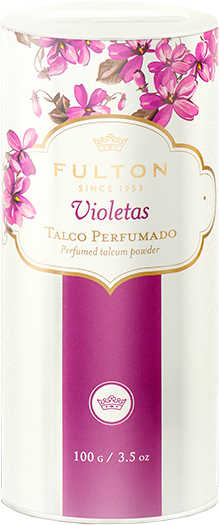POLVO PARA EL CUERPO FULTON  VIOLETAS 100GR