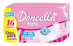 [21621] TOALLA NORMAL CON ALAS ROSA S/DEO 16U (25)