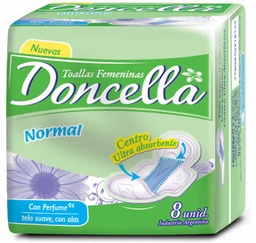 [21622] TOALLA NORMAL CON ALAS VERDE C/DEO 16U (25)