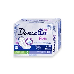 [51802] TOALLAS INCONTINENCIA MINI 8U (50)