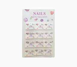 [ACH070066] PIEDRAS Y STRASS DECORACION UÑAS BLISTER 12U
