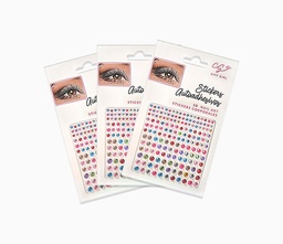 [ACH070064M] STRASS ROSTRO GEMAS MULTICOLOR