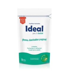 [865] TOALLITAS BABY ALOE VERA/VIT E IDEAL 50U