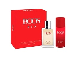 [ZO041] ESTUCHE BOOS RED HOM (EDT+DEO)