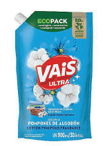 [1010703] SUAVIZANTE ROPA VAIS POMPONES 900ML ECOPACK