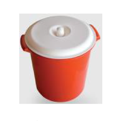 [3307] RECIPIENTE P/RES. 9 LTS REDONDO CON TAPA