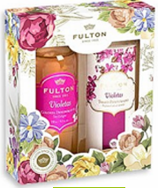 [291008] ESTUCHE FULTON VIOLETAS POLVO + COLONIA