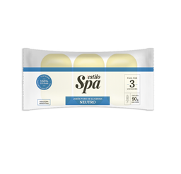 [699] JABON GLICERINA SPA NEUTRO 3U 90GR