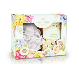 [291013] ESTUCHE FULTON JAZMIN JABON + ESPONJA